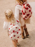 Rucksack Herzen Creme