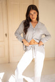 Pyjama Modal Grau Long
