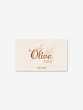 Le Olive Baby Gift Card in Gift Wrap