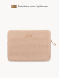 Teddy Laptop Pouch Beige