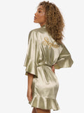 Ruffle Kimono Olive
