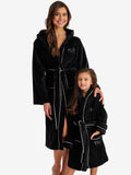 Albornoz Hooded Black Niños