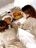 Peignoir Taupe Enfant