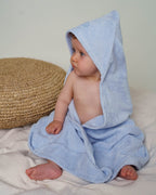 Badecape Klassisch Babyblau