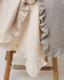 Paño Hidrofílico Volantes Pequeño Beige