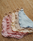 Hydrophilic Ruffle Pacifier Cloth Light Pink