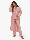 Kimono Velours Powder Pink