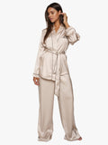 Pyjama Suit Satijn Cream