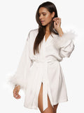 Kimono Feather Snow White