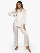 Pijama Blanco Nieve Largo
