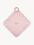 Hydrophilic Ruffle Pacifier Cloth Light Pink