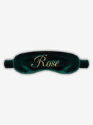 Schlafmaske Samt Emerald Green