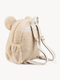 Sac à Dos Teddy en Peluche Crème
