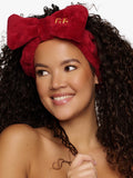Haarband Strik Bordeaux Red