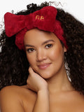 Haarband Strik Bordeaux Red
