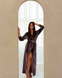 Quimono Terciopelo Ciruela