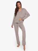 Pyjama Modal Grau Long