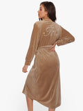 Kimono Velours Champagne