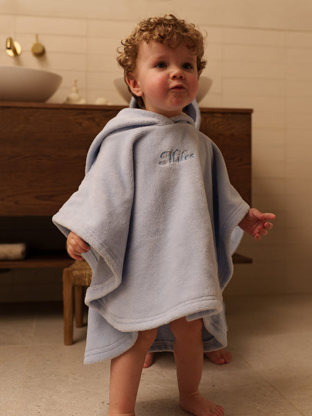 Poncho Small Baby Blue
