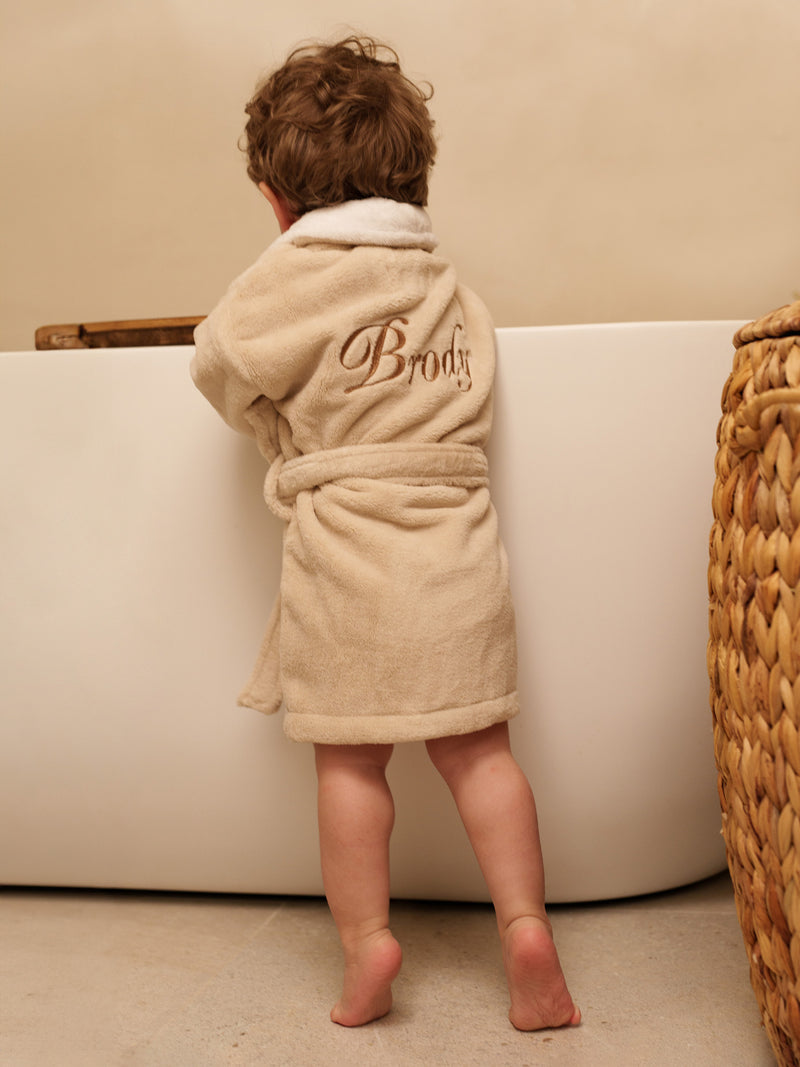 Kinderbademantel Cream Pearl