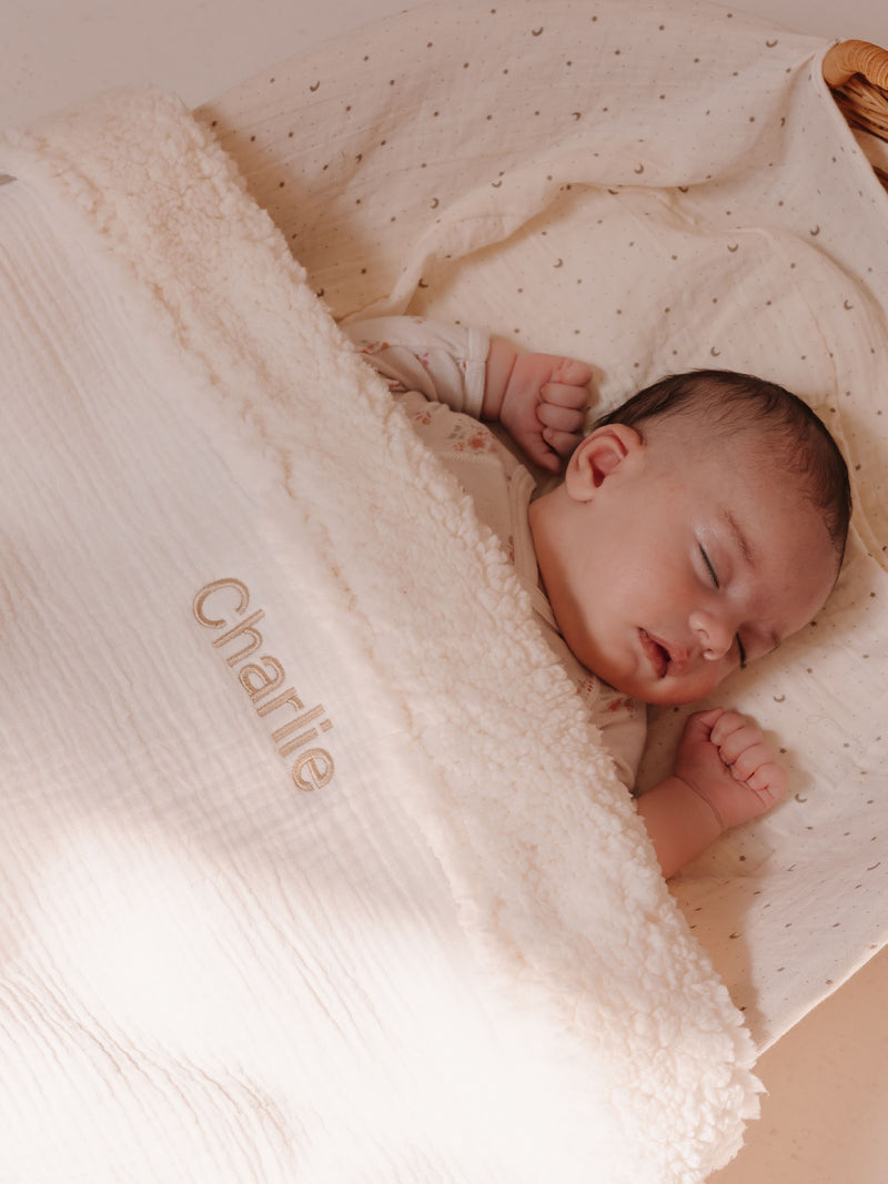 Teddy Blanket White