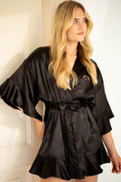 Ruffle Midnight Black