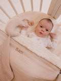 Teddy-Decke Beige