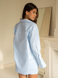 Pyjama Boyfriend bleu bébé