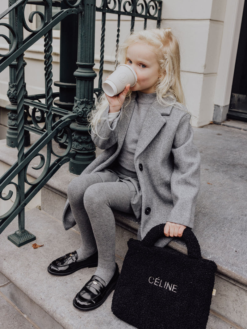 Mini-Teddy-Tasche Schwarz