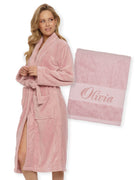Badjas & Badlaken Poeder Roze
