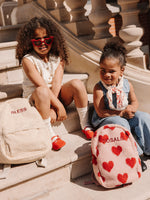 Rucksack Herzen Rosa
