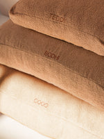 Dog Cushion Bouclé Light Brown