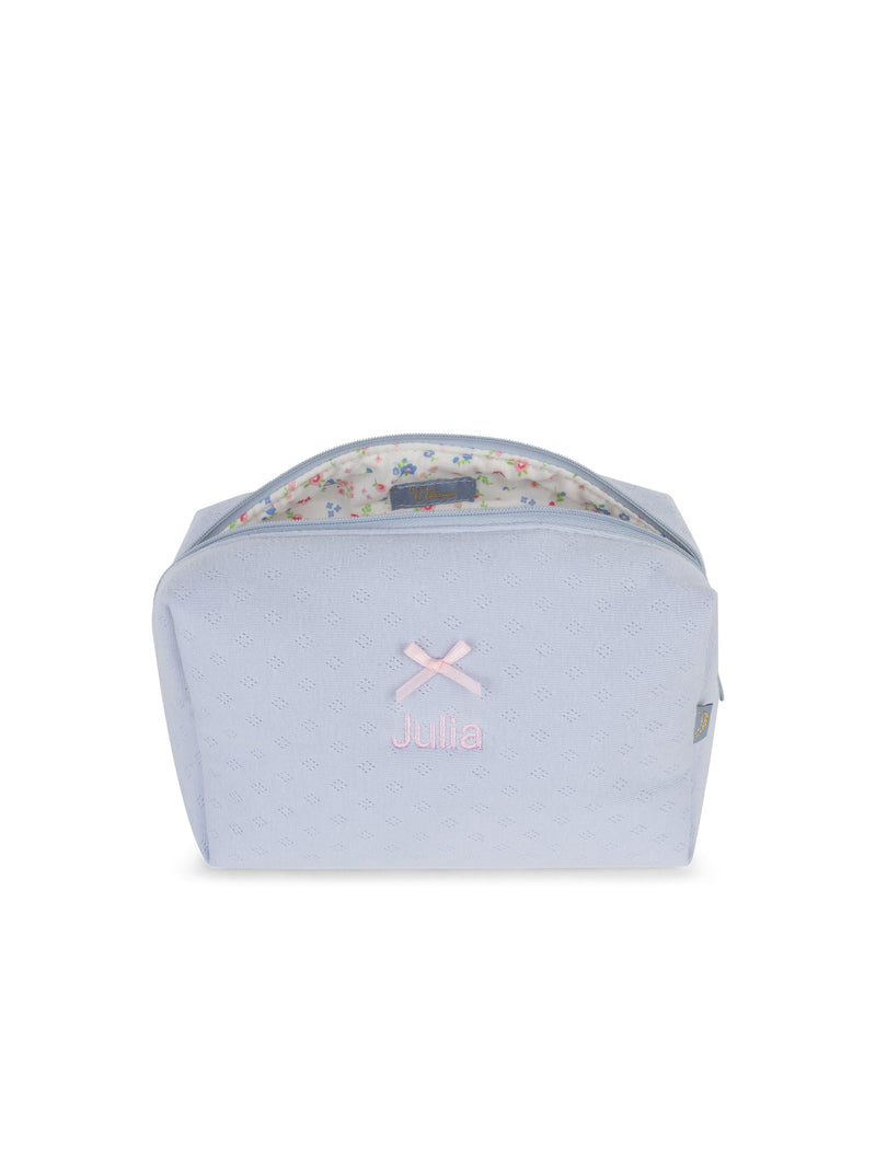 Trousse à Maquillage Bleue