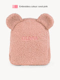 Sac à Dos Ours en Peluche Rose Poudré