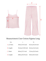 Pyjama Cotton Long Pink