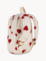 Mochila Corazones Crema