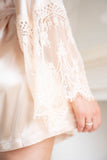 Kimono Dentelle Champagne