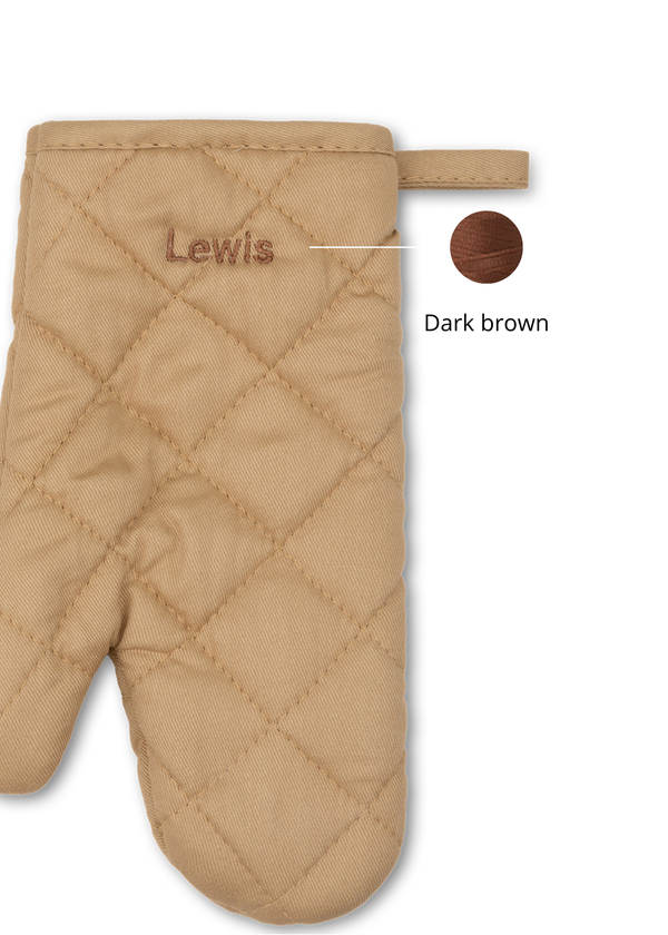 Oven Mitten Beige Kids