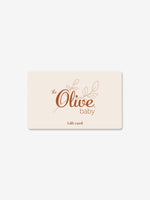 Le Olive Baby Gift Card with Gift Wrap