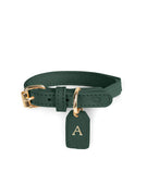 Cat Collar Leather Green