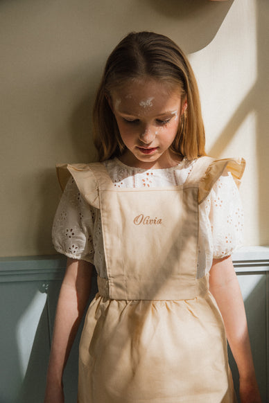 Keukenschort Ruffle Beige Kids