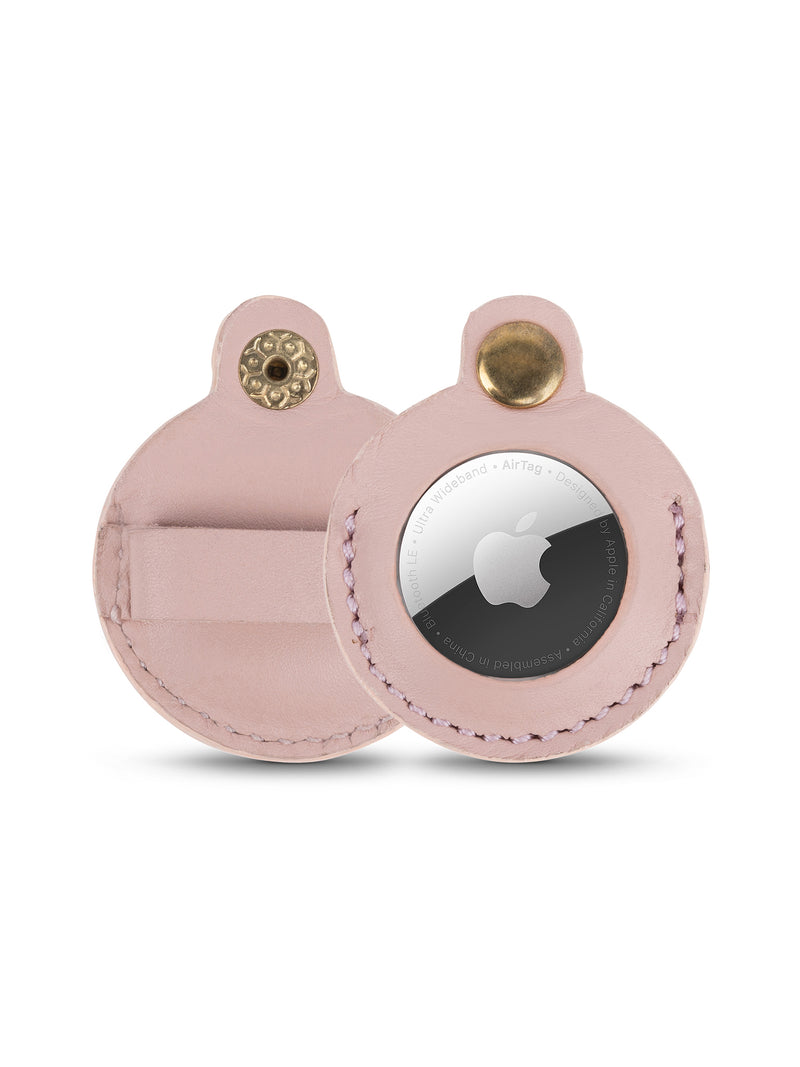 AirTag Lederhülle Rosa