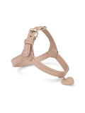 Dog Harness Leather Beige