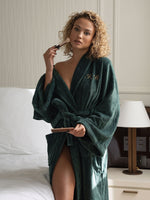 Robe Long Emerald Green