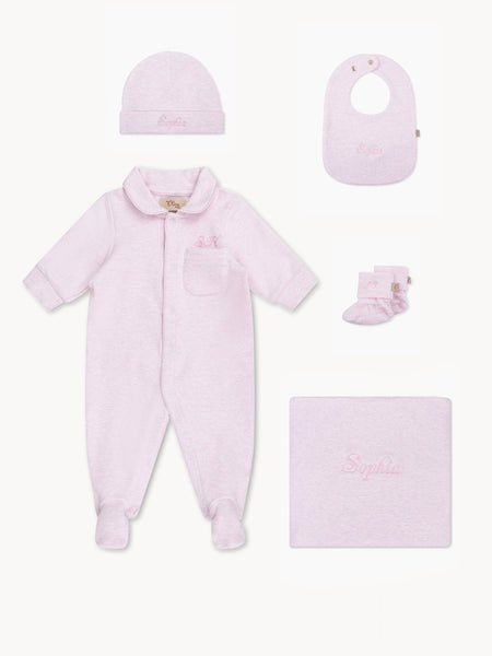 Light Pink Baby Suit Set