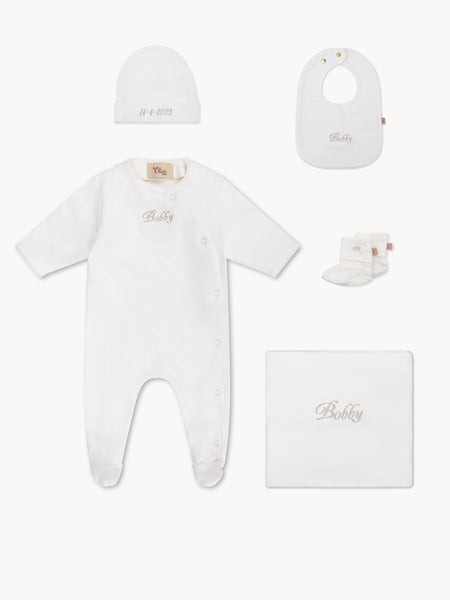 Off White Baby Suit Set