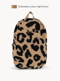 Mochila Leopardo Beige/Negro