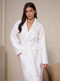 Bademantel Schneeweiß