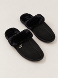 Pantoffel Suède Black