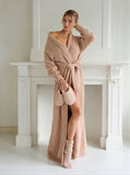 Badjas Teddy Beige Long